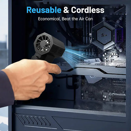 Powerful Cordless Miniaturized Portable Turbo Fan