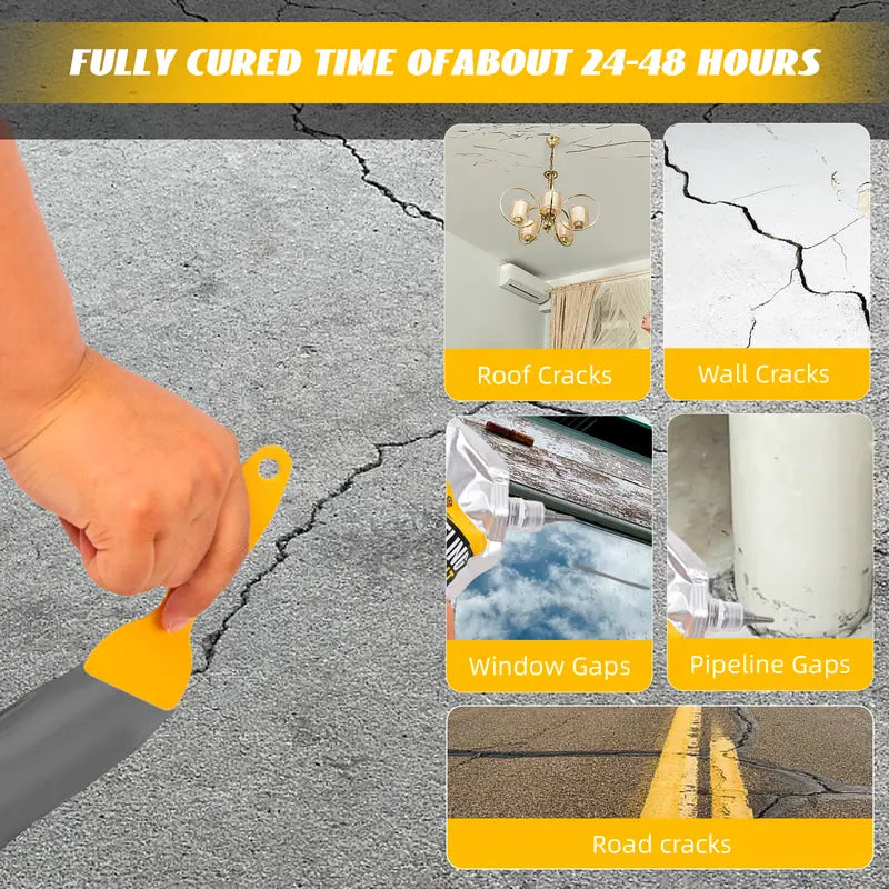 Self-Leveling Concrete Crack Repair Sealant