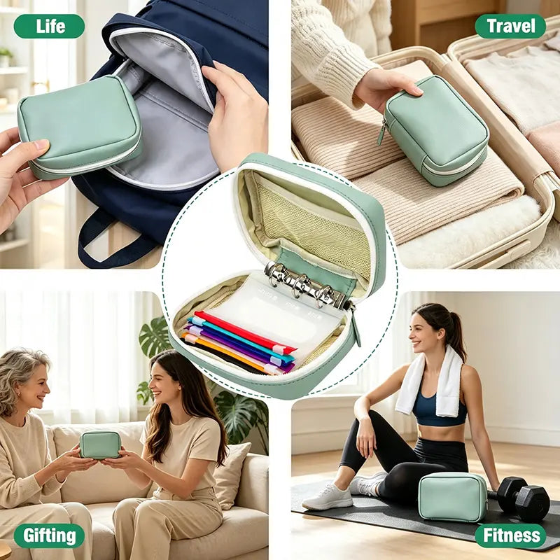 Waterproof Travel Pill Pouch Set (14 Pcs)
