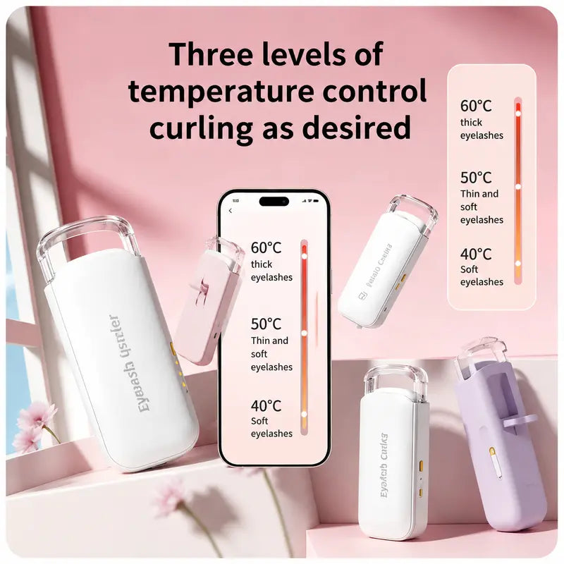 Rechargeable Heated Eyelash Curler