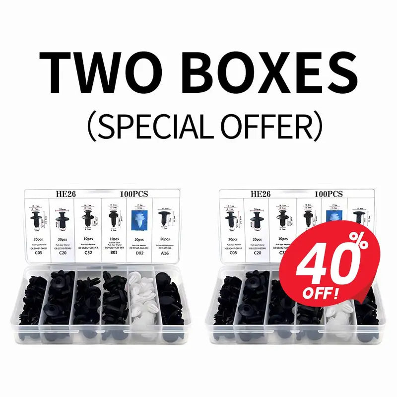Piece Universal Automotive Expansion Clip Set
