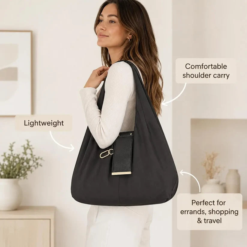 Foldable Keychain Tote Bag – Pocket-Size Reusable Shopping Bag