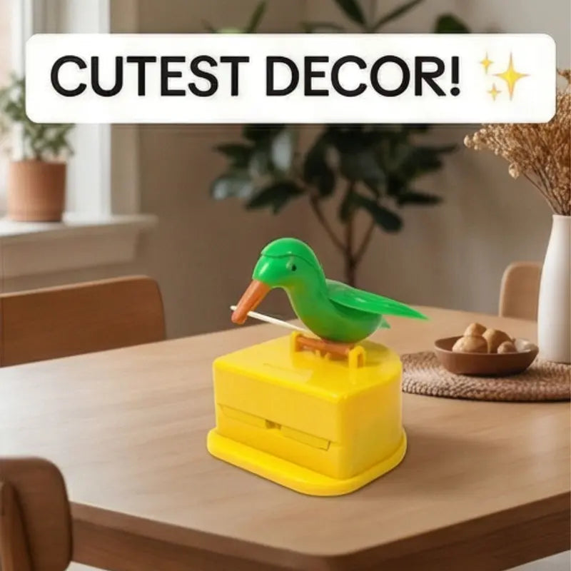 Automatic Pecking Bird Toothpick Dispenser