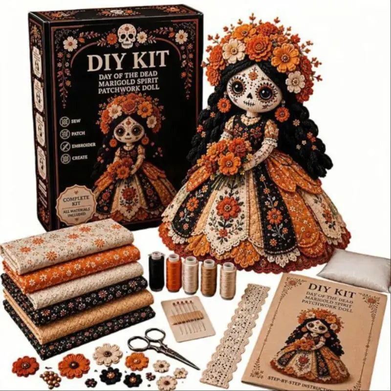 Halloween DIY Patchwork Sewing Craft Kit – Handmade Holiday Decor