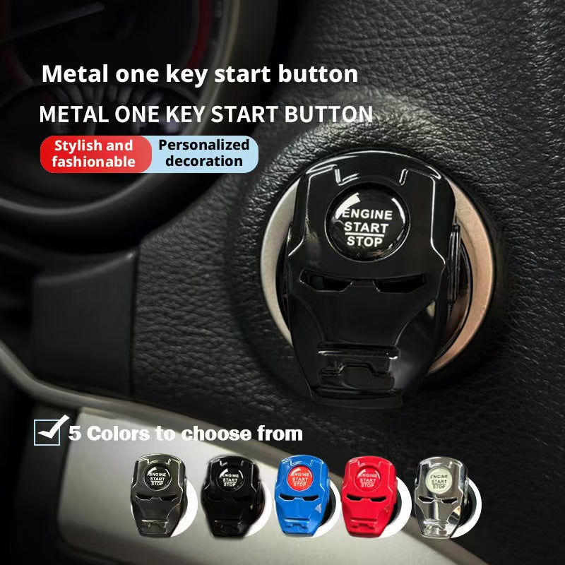 Superhero Push Start Button Cover