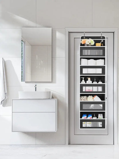 No-Drill Over-Door Storage Organizer