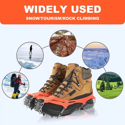 Universal Anti-Slip Ice Cleats for Shoes & Boots