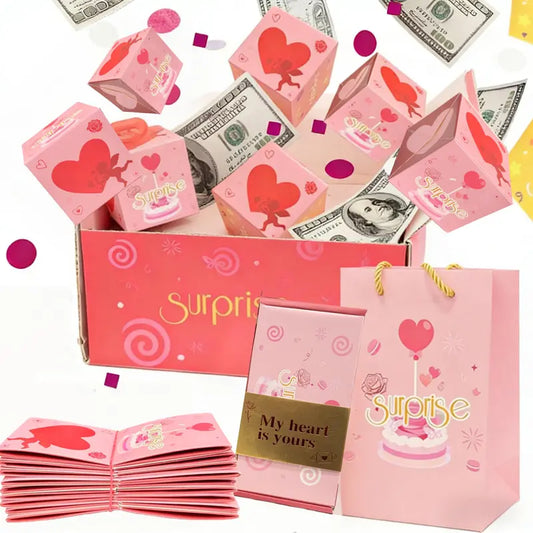 Surprise Explosion Cash Gift Box