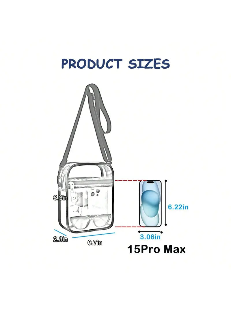 Clear Stadium Crossbody Bag