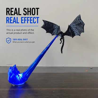 3D Printed Dragon Book Nook Light | Fire-Breathing Bookshelf Decor