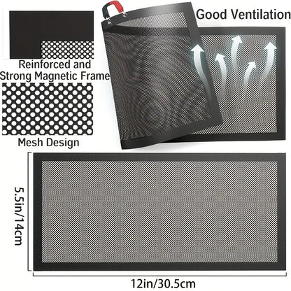 6-Pack Magnetic Vent Covers (5.5" x 12") for Heating & Cooling Floor Grilles