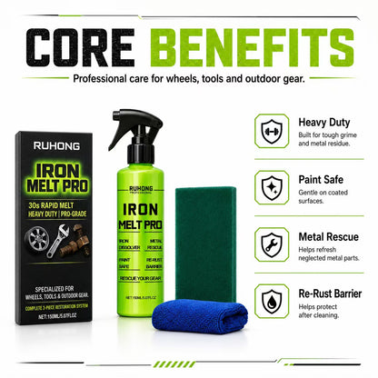 Iron Melt Pro Rust Remover Spray Kit