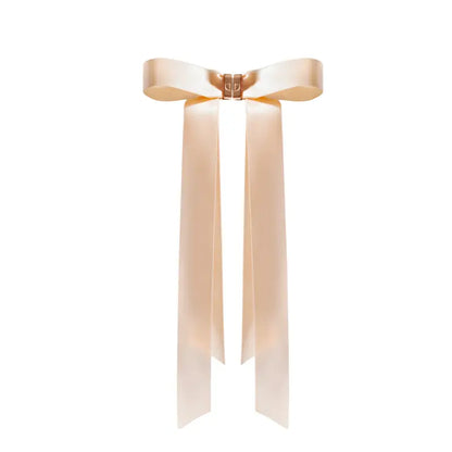 Magnetic Satin Ribbon Bow Hair Clip
