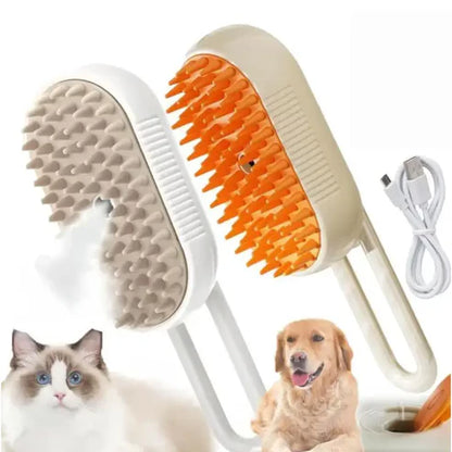 3-in-1 Steam Pet Hair Remover Brush