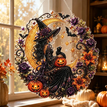 Halloween Christmas DIY Diamond Painting Suncatcher Kit