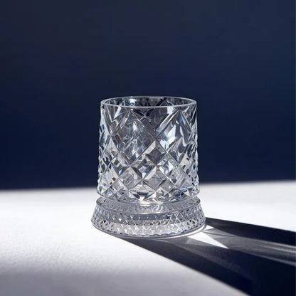 Luxury 360° Spinning Crystal Glass