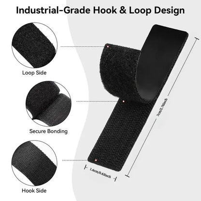 Heavy Duty Double-Sided Hook-and-Loop Tape – Waterproof, Self-Adhesive, for Home & Office