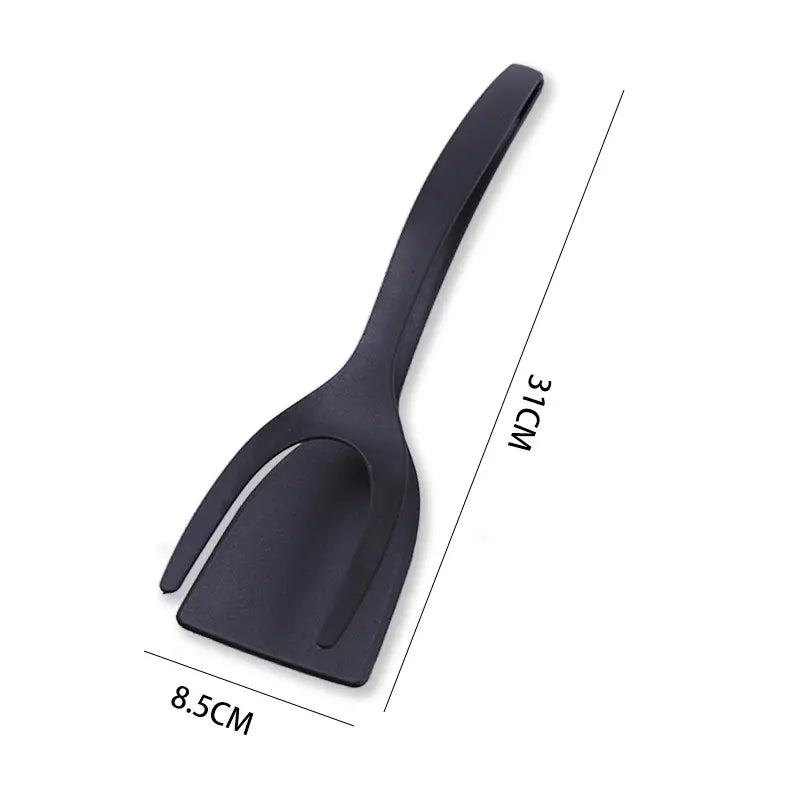 2-in-1 Grip & Flip Spatula Tongs