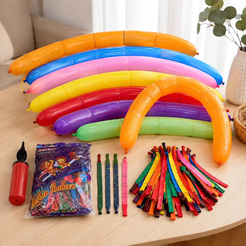 Rocket Balloons Flying Balloon Set with Hand Pump