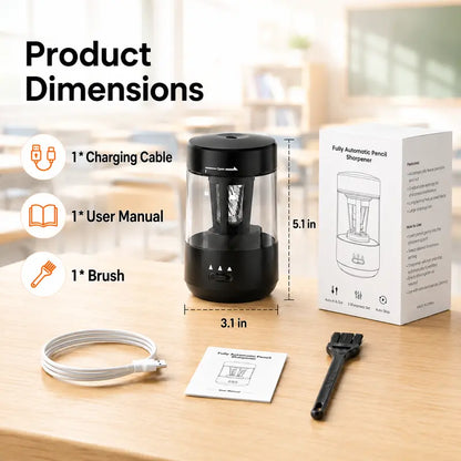 Fully Automatic Rechargeable Electric Pencil Sharpener for 6-8mm Pencils