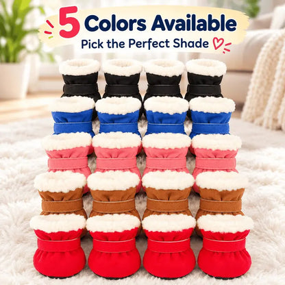 Soft Velvet Puppy Booties