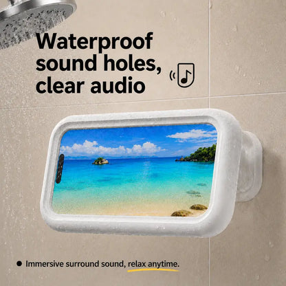 360° Rotating Shower Phone Holder with 4 Wall Mounts