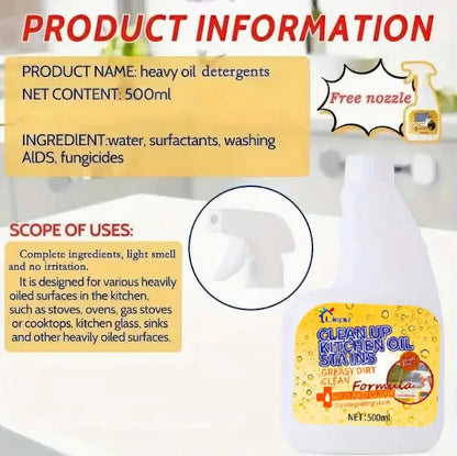 Powerful Kitchen Degreaser Antibacterial Spray