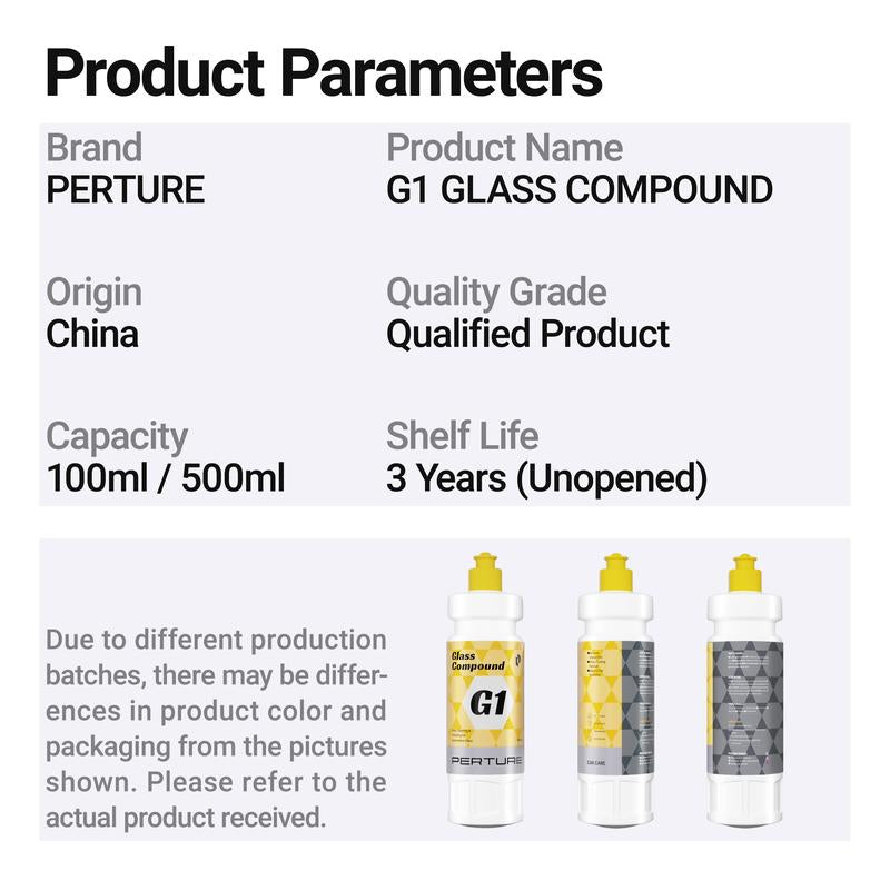 Windshield Glass Polish Kit