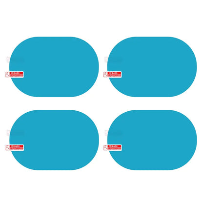 [4-Pack] Car Rearview Mirror Anti-Fog & Rainproof Film