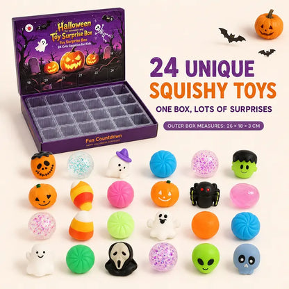 24-Piece Halloween Squishy Countdown Surprise Box