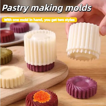 4-in-1 Stackable Mooncake &amp; Pastry Mold Set