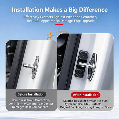 Car Magnetic Door Lock Shock Absorber Pad