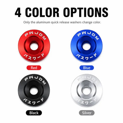 Anodized Aluminum Quick Release Fastener Hardware Kit