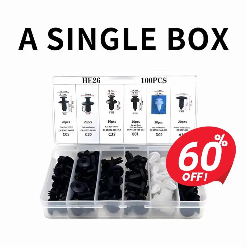 Piece Universal Automotive Expansion Clip Set