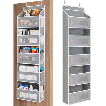 No-Drill Over-Door Storage Organizer