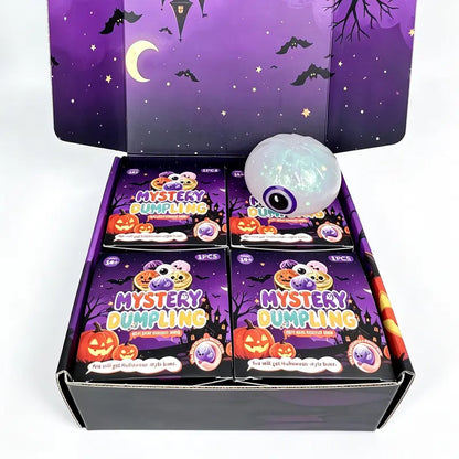 👻 Halloween Ghost Dumpling Glitter Squishy Toy