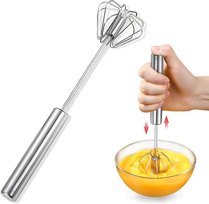 Semi-Automatic Stainless Steel Rotary Whisk