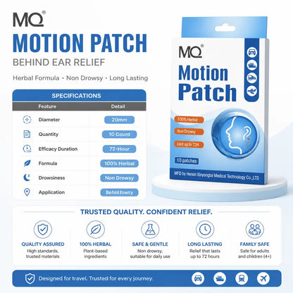 Herbal Motion Sickness Patches