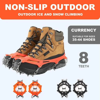 Universal Anti-Slip Ice Cleats for Shoes & Boots