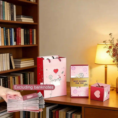 Surprise Explosion Cash Gift Box