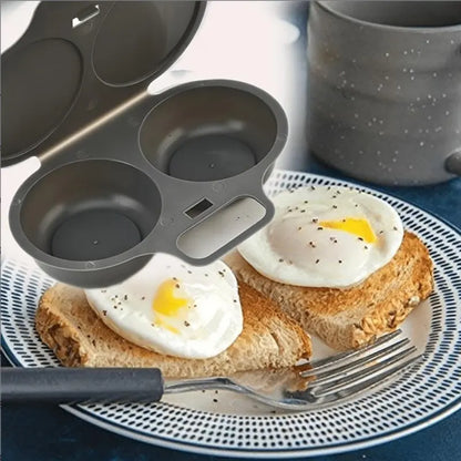 Non-Stick Microwave Fried Egg Cooker Set for Quick Breakfast Prep