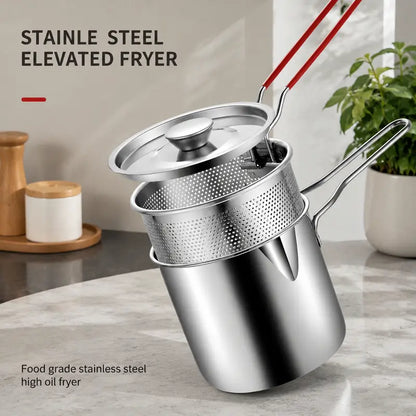Stainless Steel Deep Fryer Set