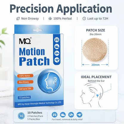 Herbal Motion Sickness Patches