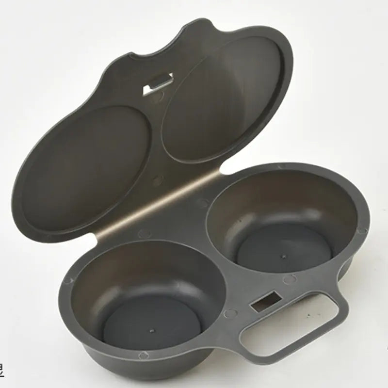 Non-Stick Microwave Fried Egg Cooker Set for Quick Breakfast Prep