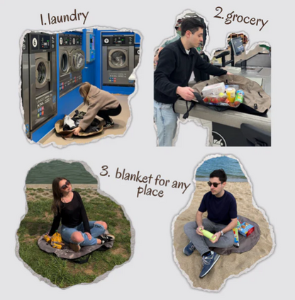 2-in-1 Foldable Tote Bag & Picnic Blanket