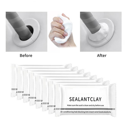 Waterproof Sticky Sealant Clay for Wall Holes & Pipe Gaps