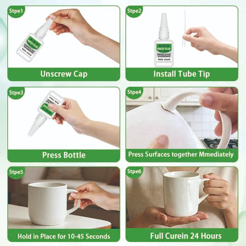 Fast-Setting Super Glue, Ideal for Projects and Repairs