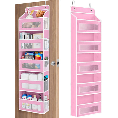 No-Drill Over-Door Storage Organizer