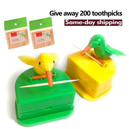Automatic Pecking Bird Toothpick Dispenser