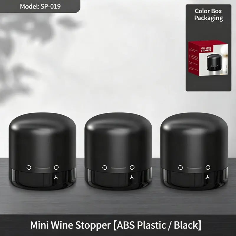Vacuum wine stopper.Champagne and wine, red wine and liquor